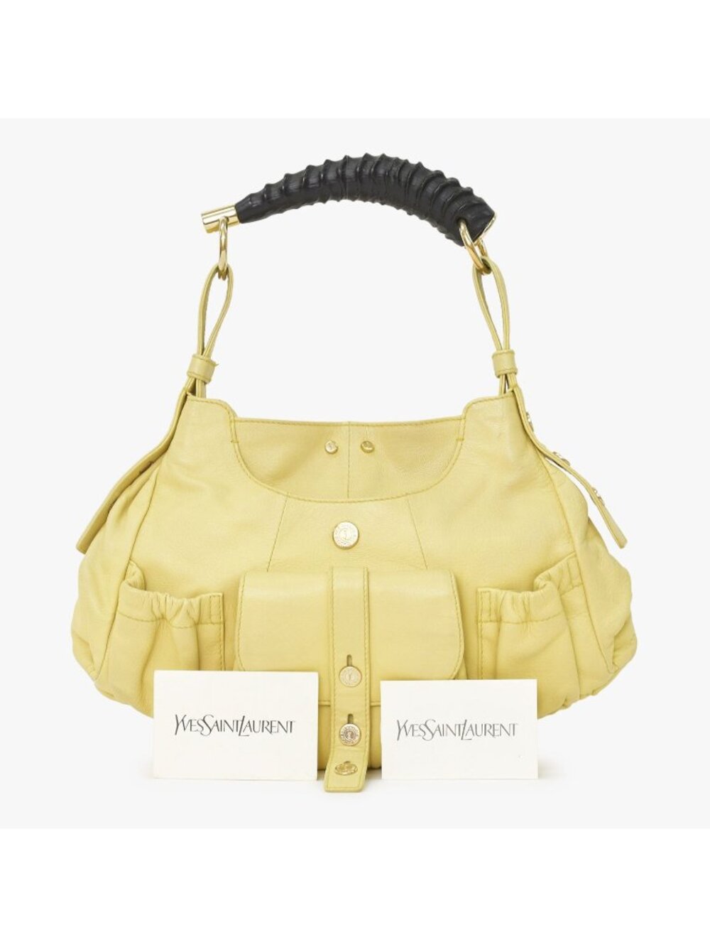 Saint Laurent Mombasa Bag Deerhorn Gold